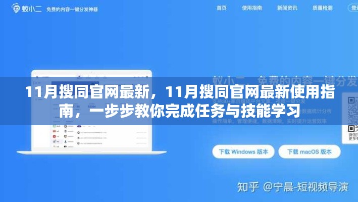 11月搜同官网最新使用指南，任务完成与技能学习一步步教程