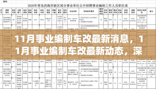 11月事业编制车改最新动态，深度解析与多方观点探讨