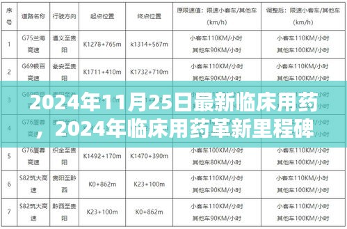 2024年11月25日临床用药革新里程碑，医药革新的深远影响