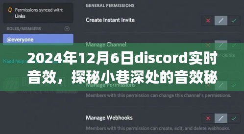 探秘小巷深处的音效秘境，Discord实时音效体验之旅（2024年12月6日）