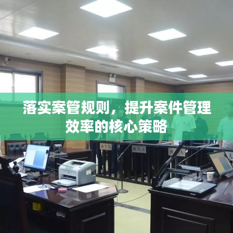 落实案管规则，提升案件管理效率的核心策略