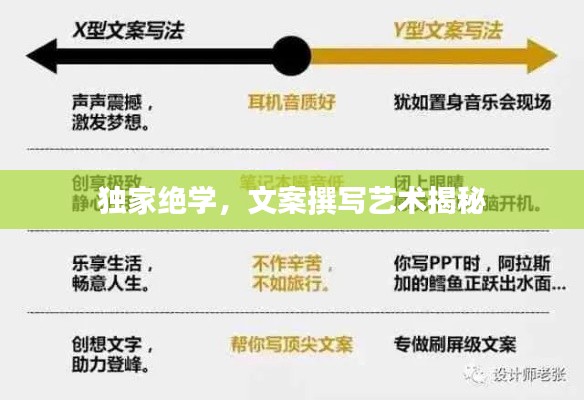 独家绝学，文案撰写艺术揭秘