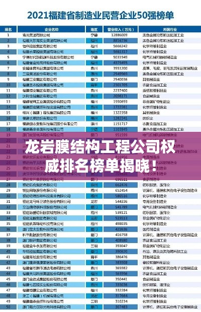 龙岩膜结构工程公司权威排名榜单揭晓！